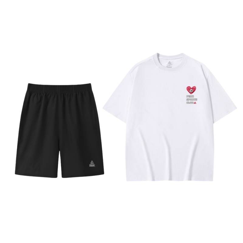 PEAK Casual Sportswear Unisex Crew Neck Moderate
