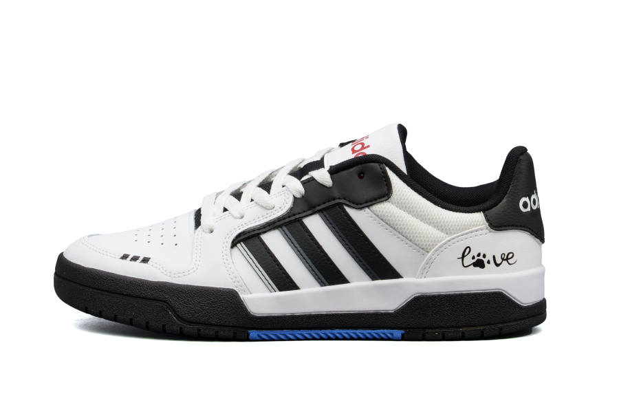 Adidas Neo Entrap Leather Low top Skateboard Shoes Unisex Black White