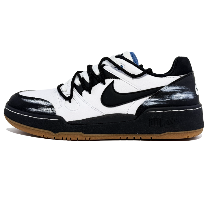 Nike Nike Full Force Abrasion Resistant Low top Skateboard Shoes Men's Black White