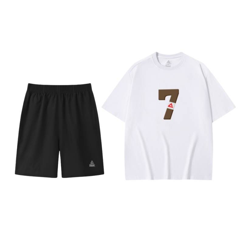 PEAK Casual Sportswear Unisex Crew Neck Moderate