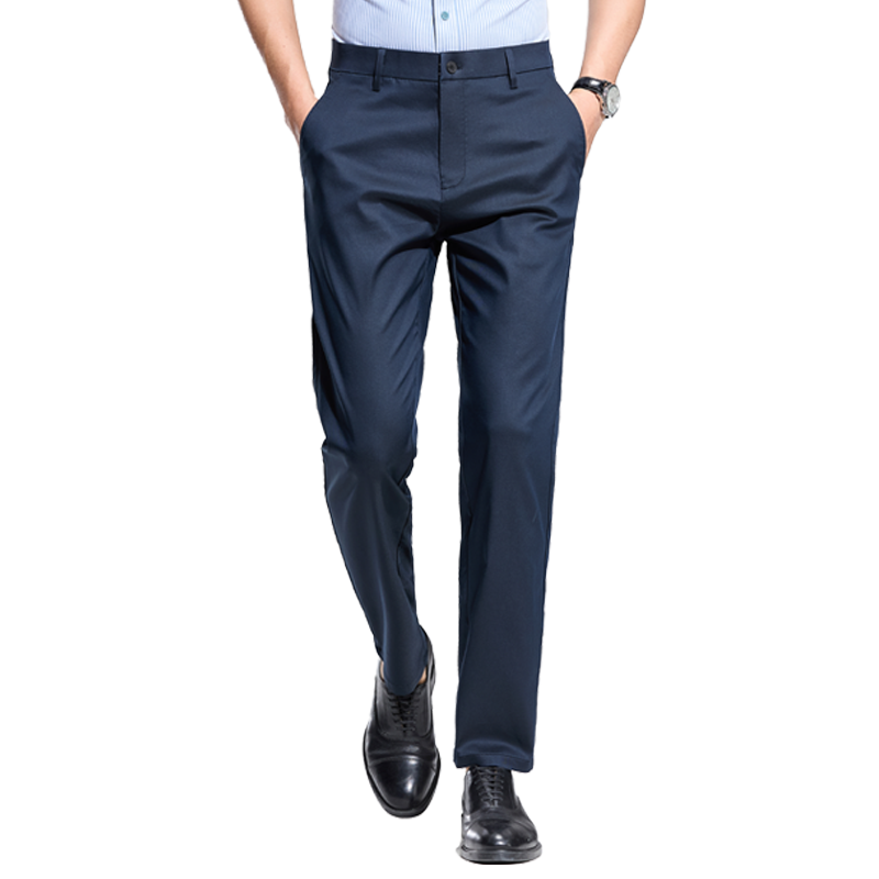 Hodo Casual Pants Men's Moderate Straight Fit Pants