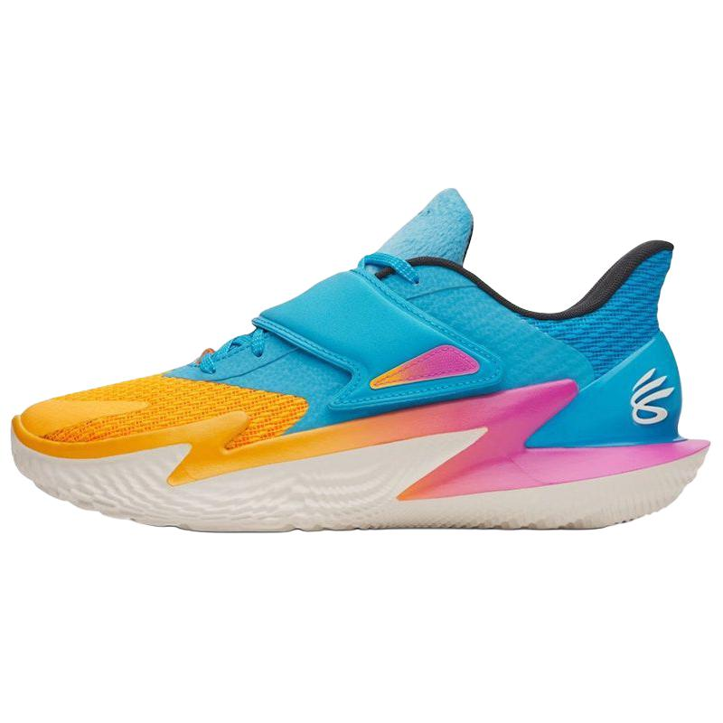 Under Armour Curry Fox 2 Basketball Shoes Men's Blue Yellow