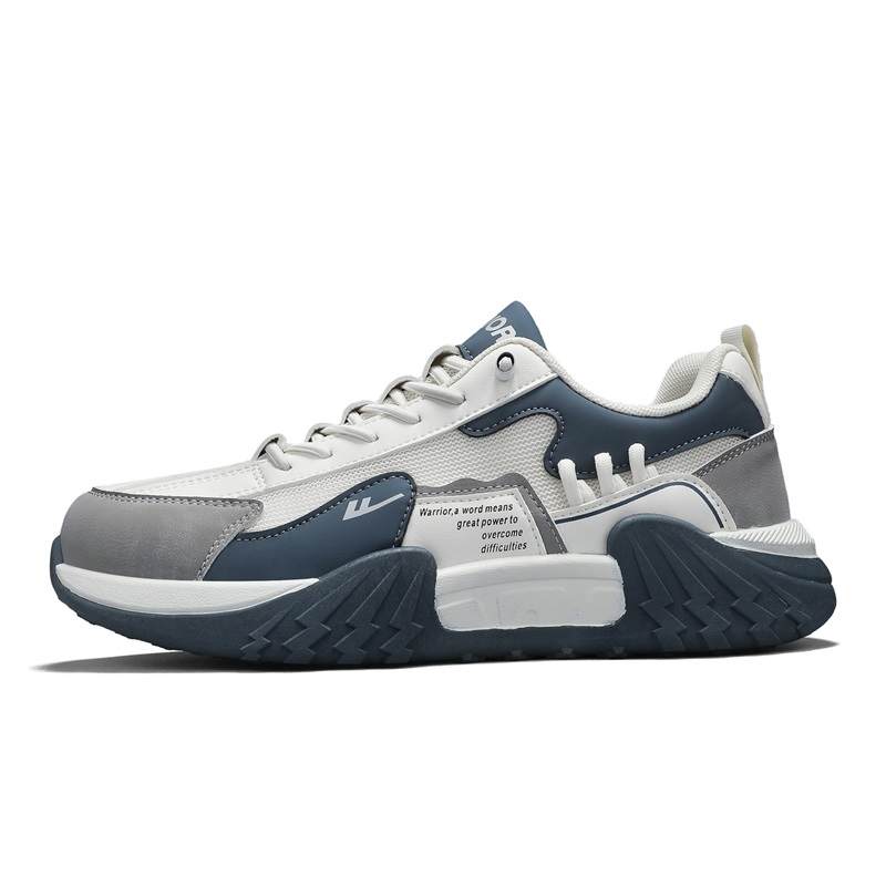 Warrior Low top Casual Shoes Men's Beige Blue Gray