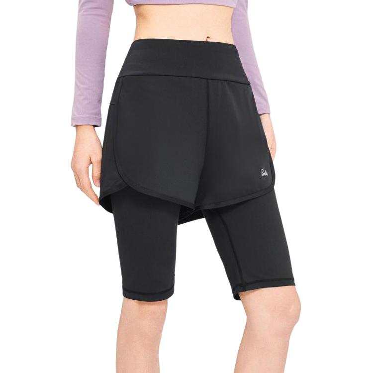 Barbie Sports Shorts Women's Black Moderate Mock Two Piece