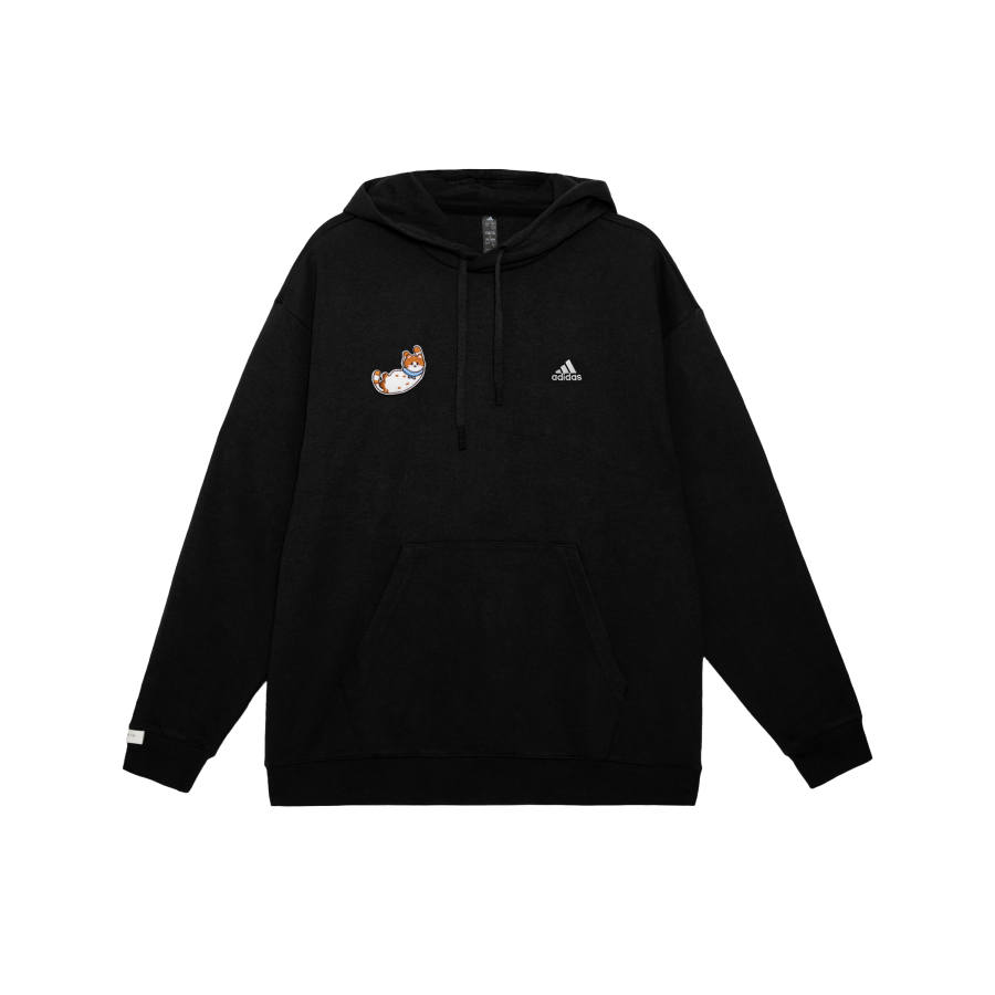 Adidas Adidas SWEAT Sweatshirts Unisex Black Hooded Thickened Regular
