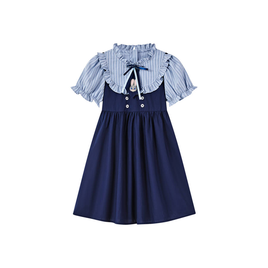 Disney Dress Zootopia 2026 Summer Navy Blue Kids'
