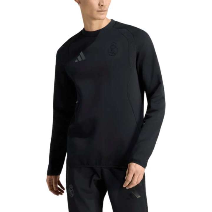 Adidas Adidas Sweatshirts Men's Black Crew Neck Moderate