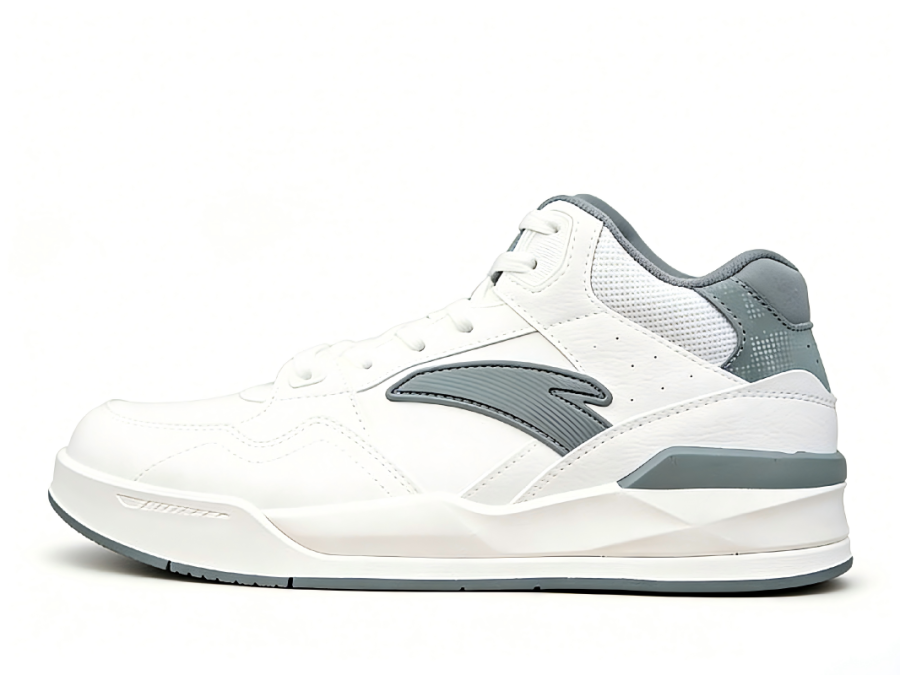 Anta 4 Carat Mid top Skateboard Shoes Men's White Green