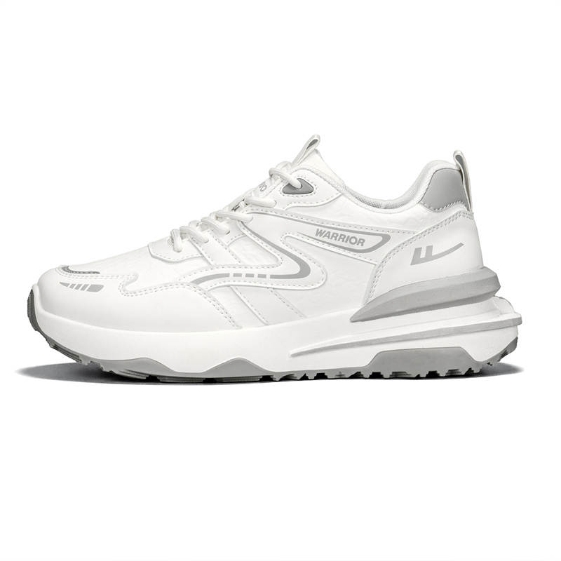 Warrior Coverage Moisture Wicking Balance Abrasion Resistant Lightweight Low top Casual Shoes Men's Beige Light Gray
