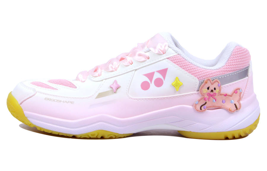 YONEX Power Cushion Badminton Shoes Unisex Low Top Beige/Pink