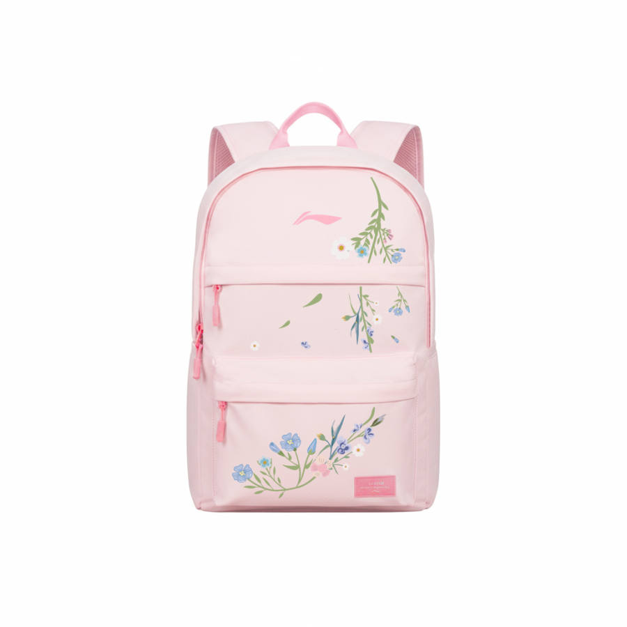 Li-Ning Li Ning Polyester Backpack Regular Unisex Furong Pink