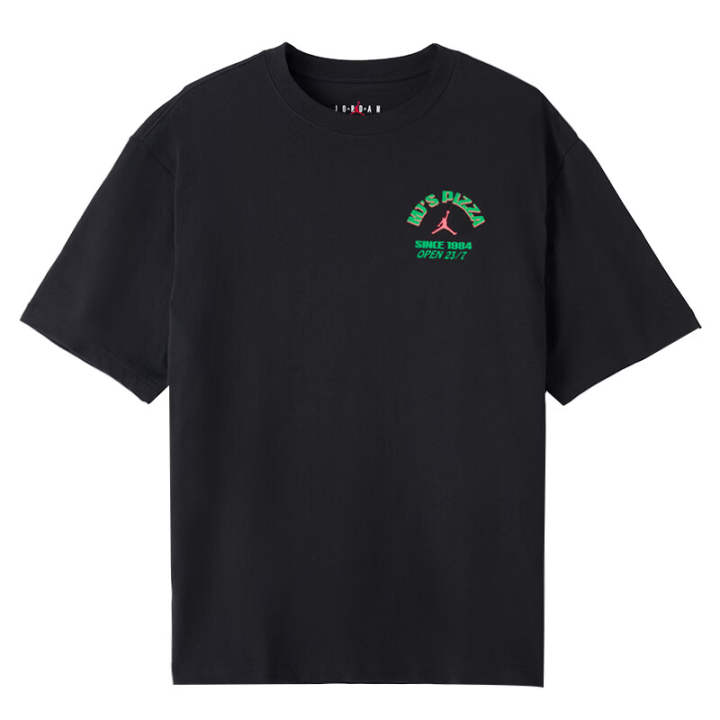 Jordan Jordan T Shirts Men's Black Crew Neck Moderate