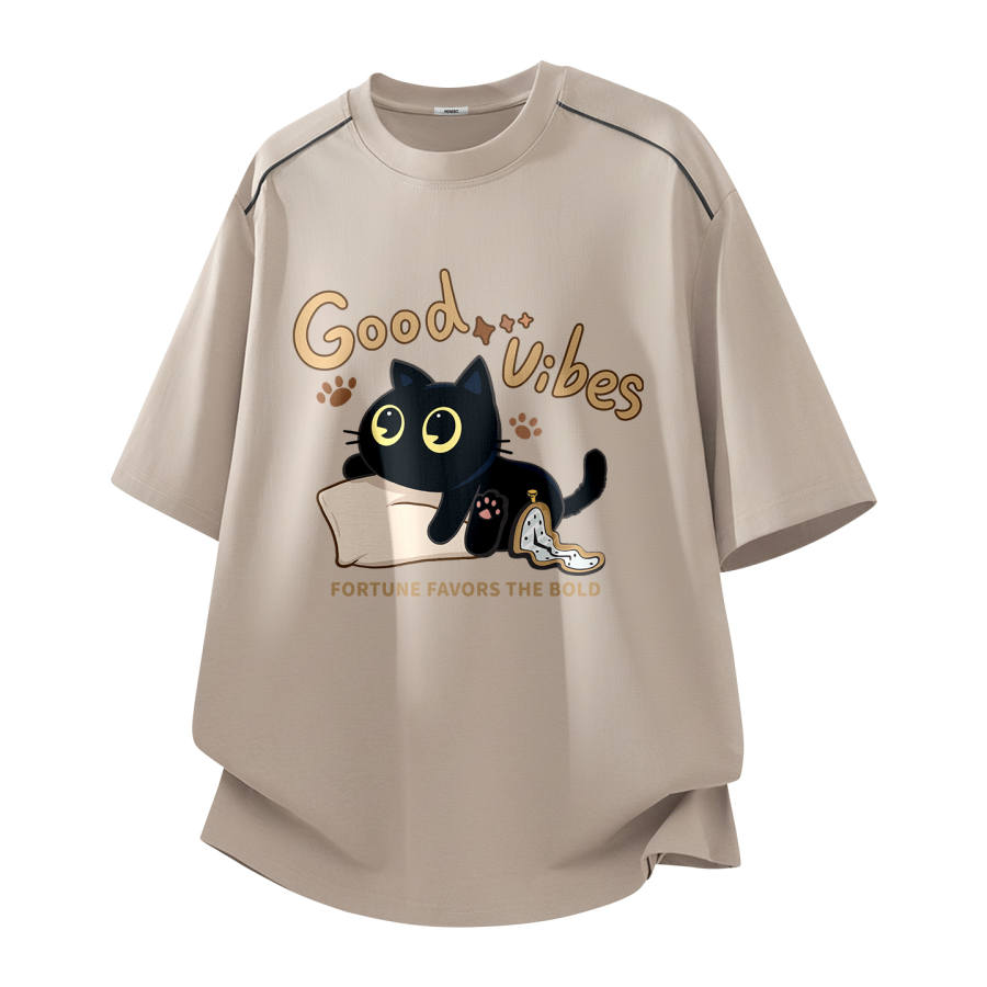 MINISO T Shirts Unisex Crew Neck Moderate Straight Fit