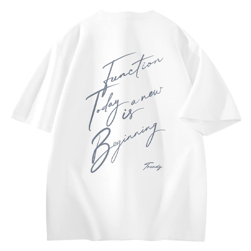 MINISO T Shirts Unisex Crew Neck Moderate Straight Fit