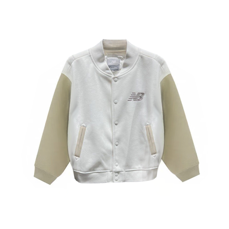 New Balance New Balance Jackets Women's White Baseball Collar Moderate Other