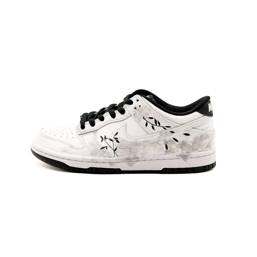 Nike Nike Dunk Pavo Cushioning Balance Abrasion Resistant Lightweight Low top Skateboard Shoes Unisex Black White