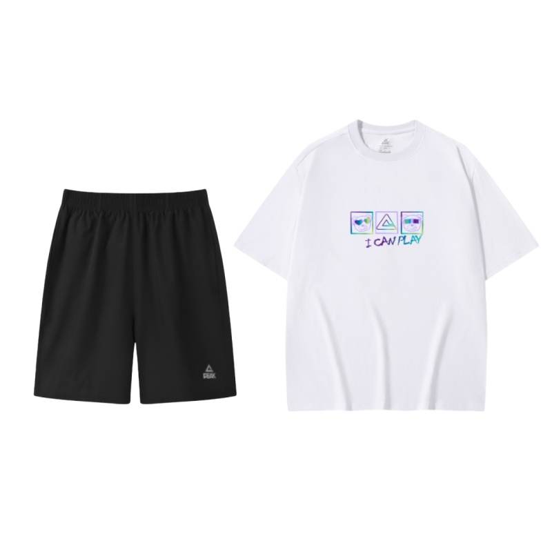 PEAK Casual Sportswear Unisex Crew Neck Moderate