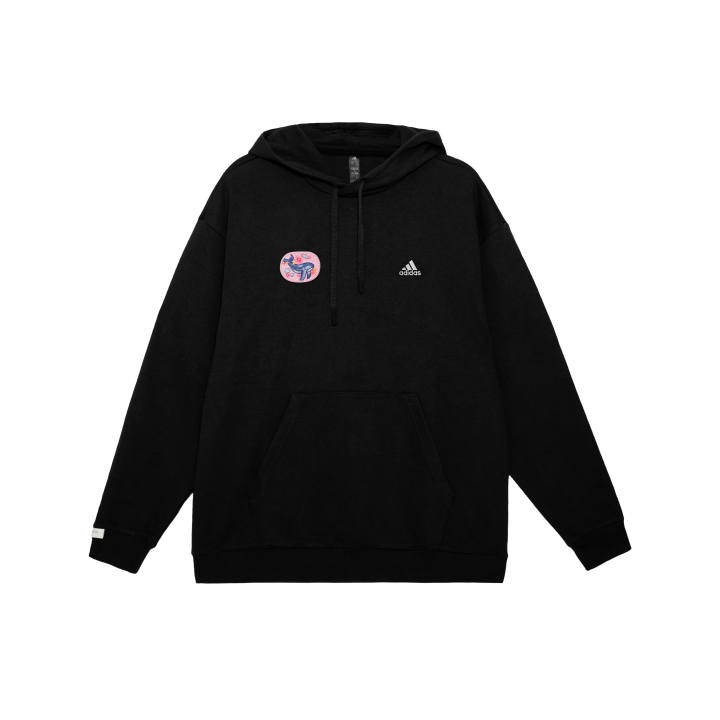 Adidas Adidas SWEAT Sweatshirts Unisex Black Hooded Thickened Regular