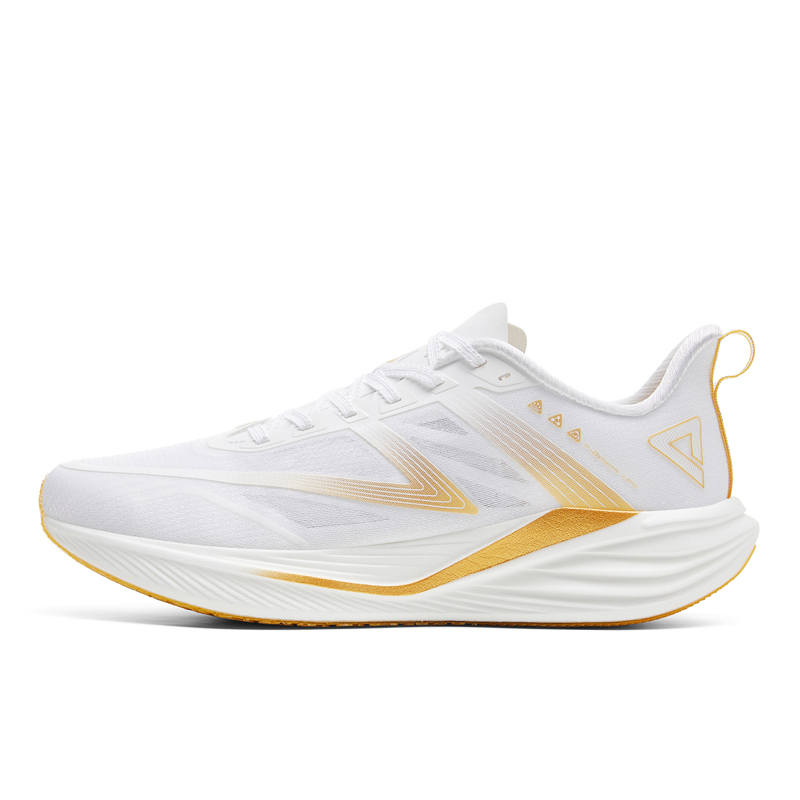 PEAK Double Breath 3.0 Low top Running Shoes Men's Large White Gold
