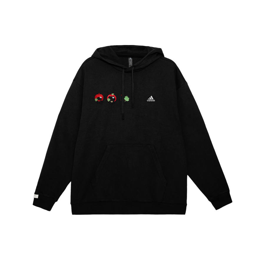 Adidas Adidas SWEAT Sweatshirts Unisex Black Hooded Thickened Regular