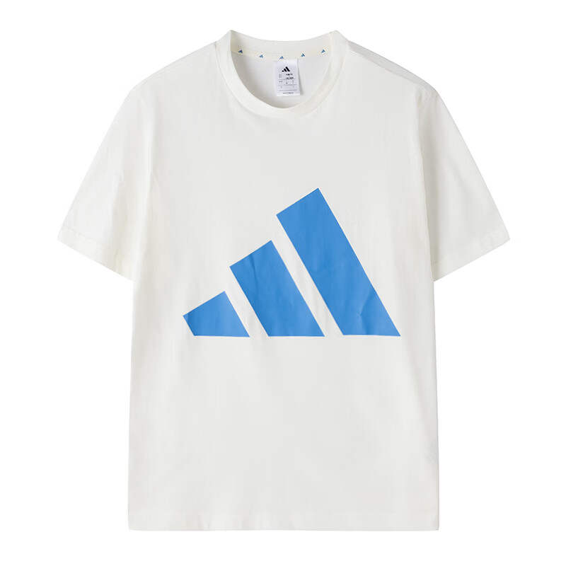 Adidas Adidas T Shirts Men's White Crew Neck Moderate
