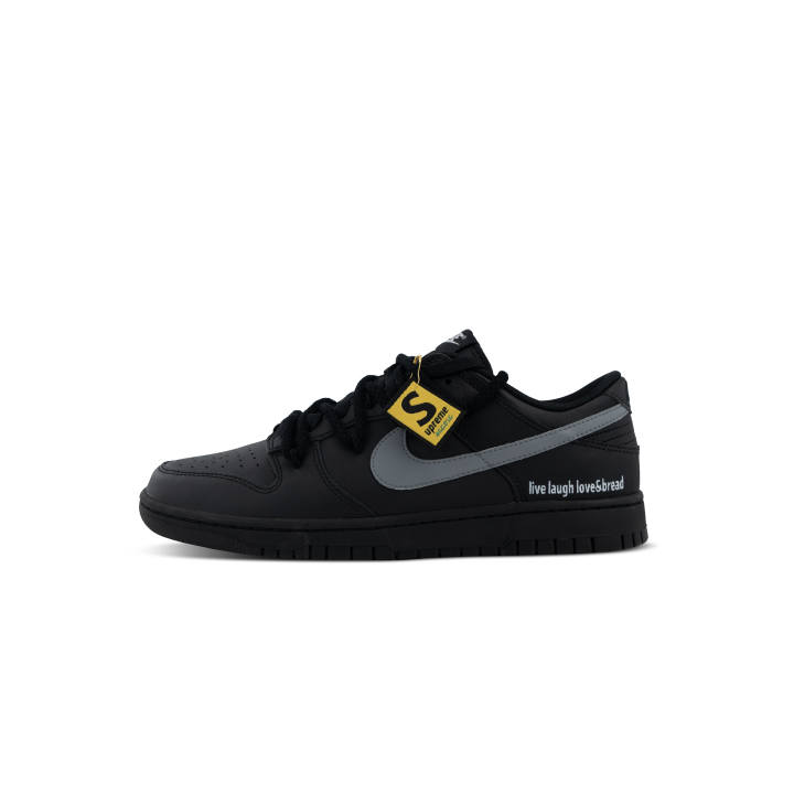 Nike Nike Dunk Retro Low top Skateboard Shoes Men's Black Gray