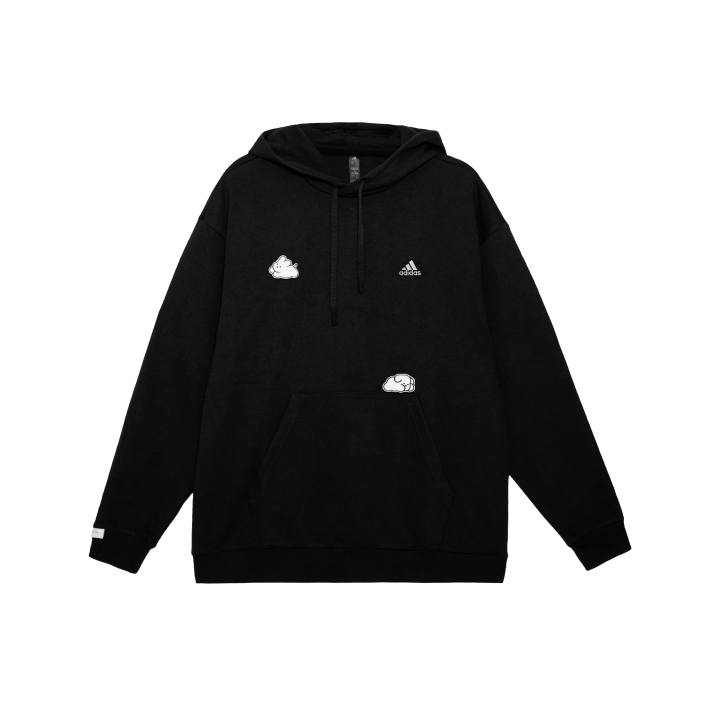 Adidas Adidas SWEAT Sweatshirts Unisex Black Hooded Thickened Regular