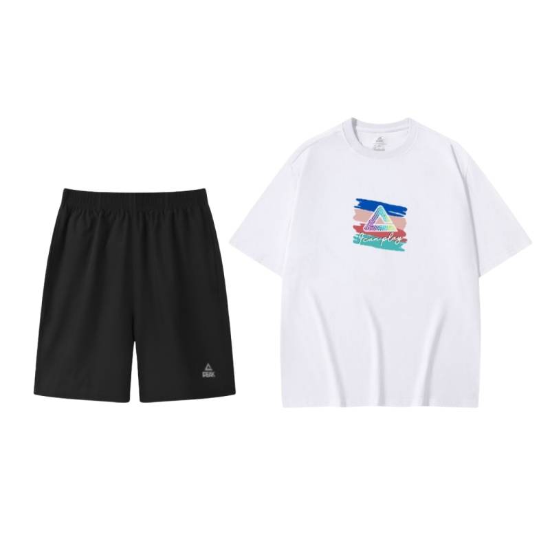PEAK Casual Sportswear Unisex Crew Neck Moderate