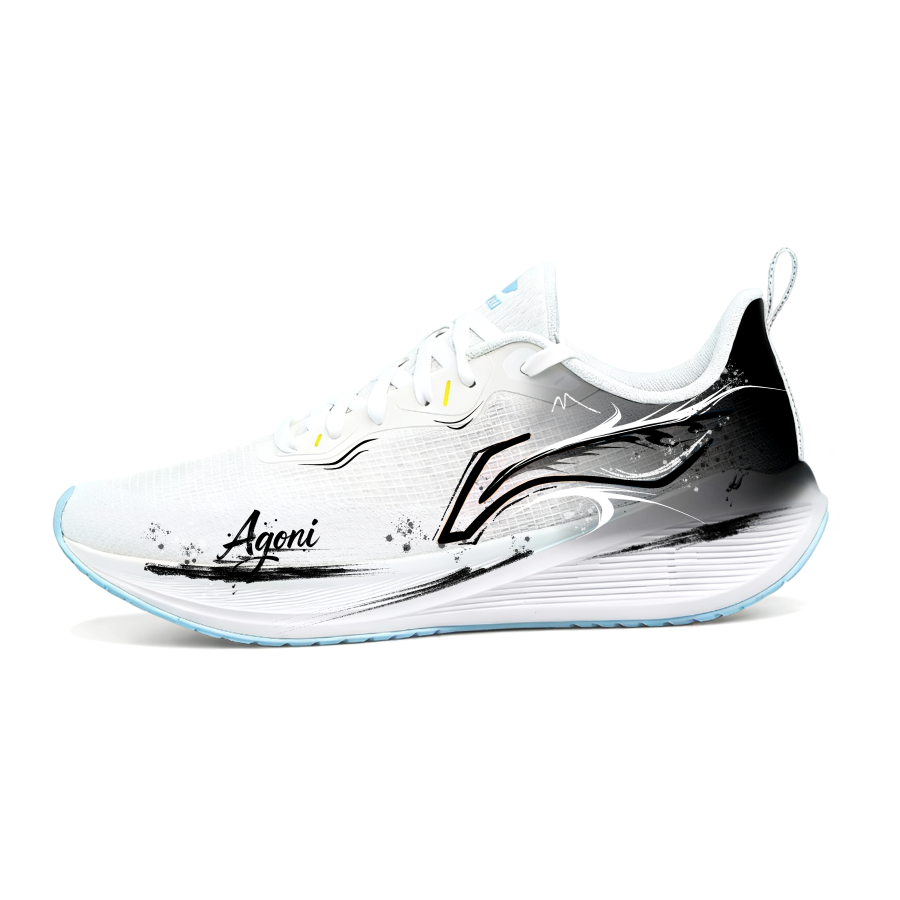 Li-Ning Li Ning Wuyue Cushioning Rebound Abrasion Resistant Lightweight Slip Resistant Mid top Casual Running Shoes Men's