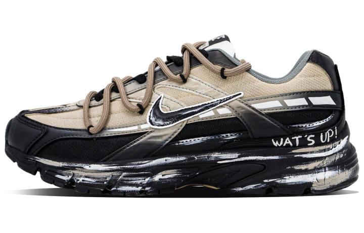 Nike Nike Initiator Cushioning Abrasion Resistant Breathable Low top Running Shoes Men's