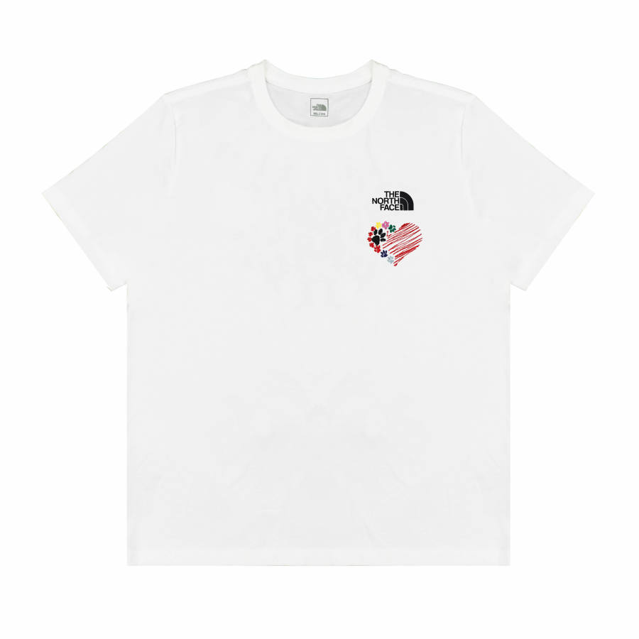 THE NORTH FACE T Shirts Unisex White Crew Neck Moderate