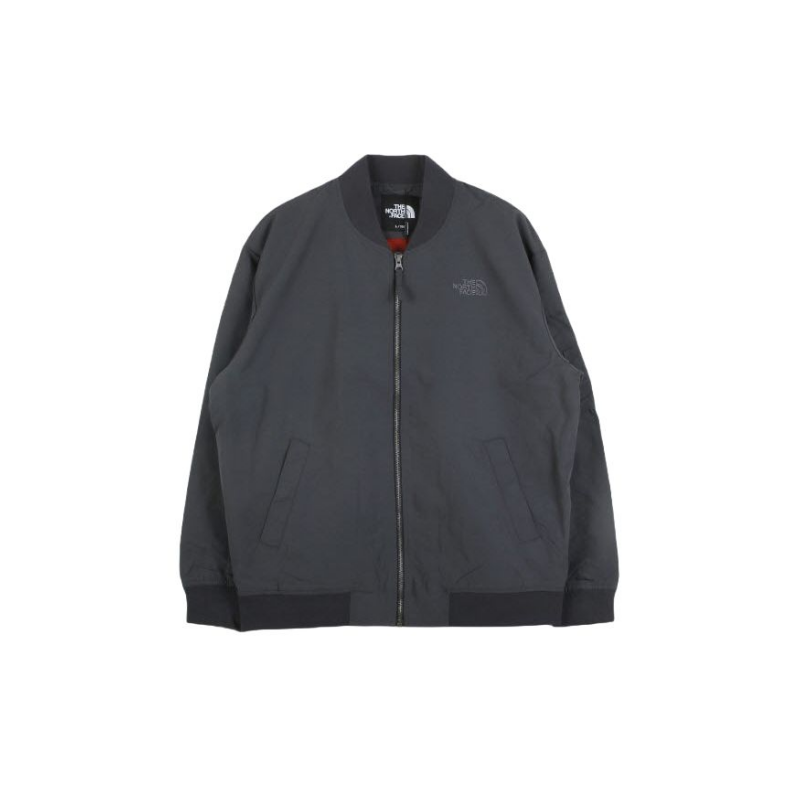 THE NORTH FACE Jackets Unisex Dark Gray Baseball Collar Moderate Pilot