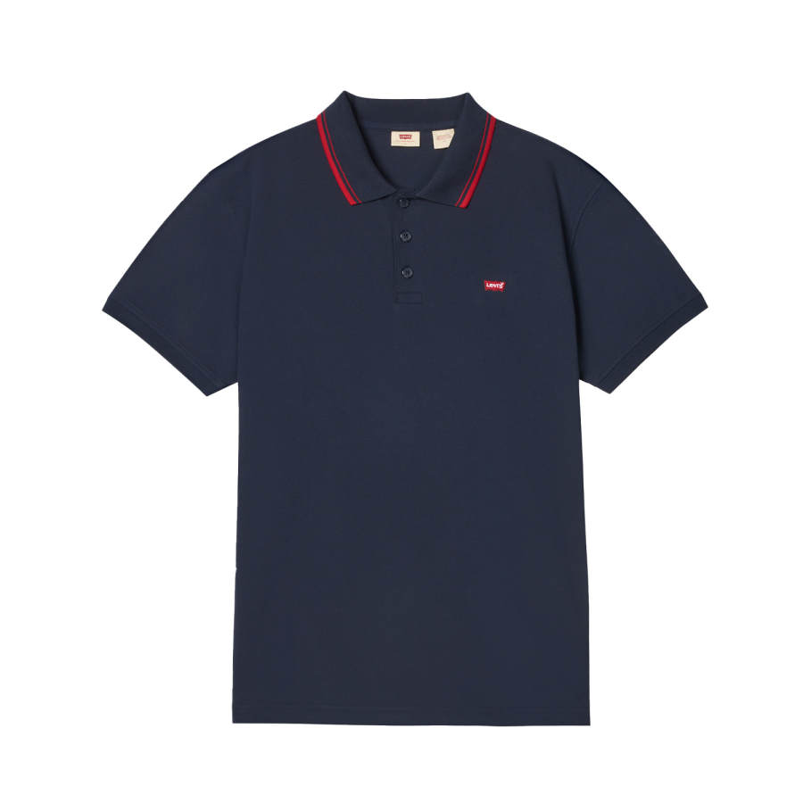 Levis Polo Shirts Unisex Indigo Polo Collar Moderate