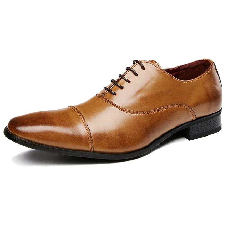 Hodo Cow Split Leather Dress Shoes Men's
