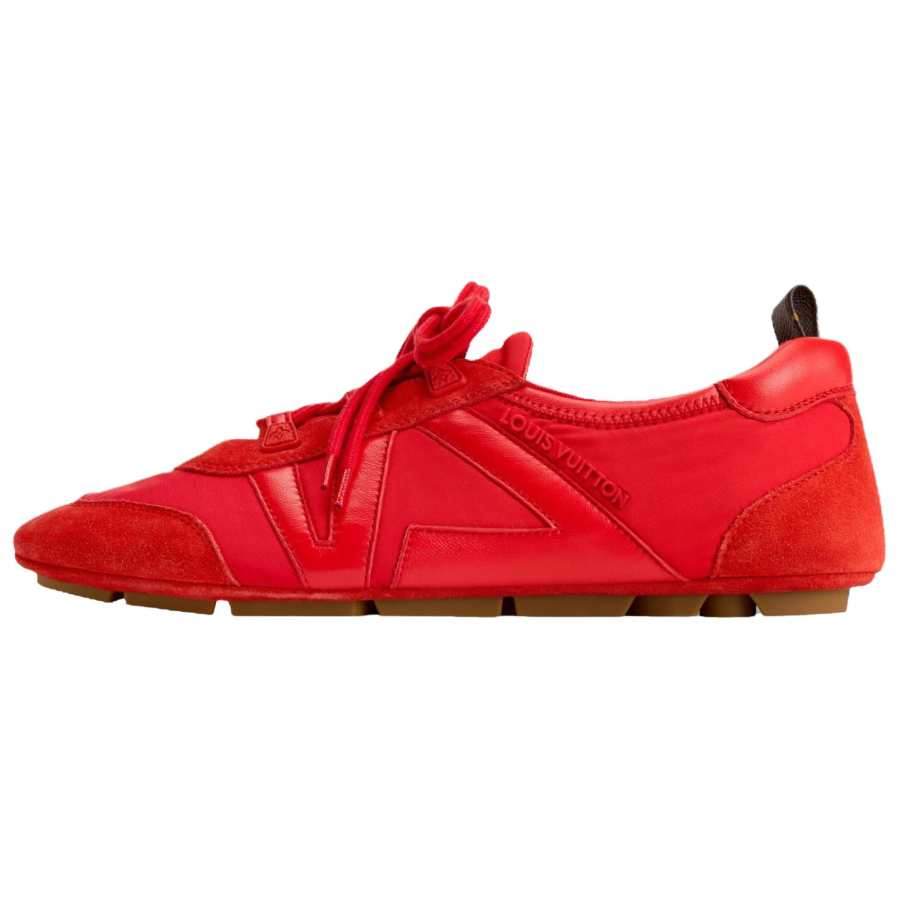LOUIS VUITTON Sneakerina Low top Casual Shoes Women's Red