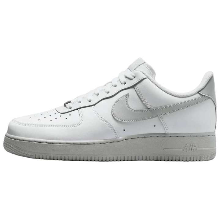 Nike Nike Air Force 1 Support Low top Skateboard Shoes Men's White Gray