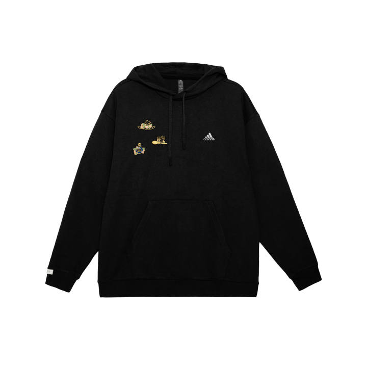 Adidas Adidas SWEAT Sweatshirts Unisex Black Hooded Thickened Regular