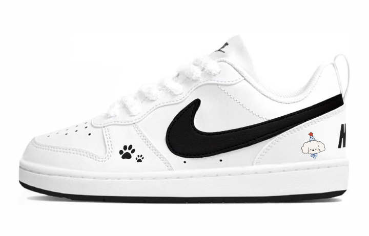 Nike Nike Court Borough 2 Low top Skateboard Shoes Black Unisex