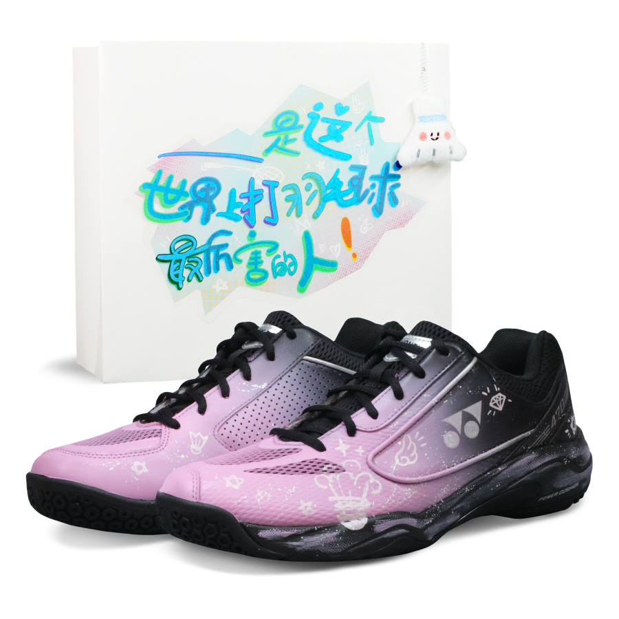 YONEX Power Cushion Cushioning Low top Badminton Shoes Men's Black Pink