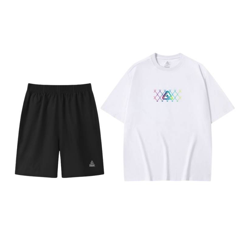 PEAK Casual Sportswear Unisex Crew Neck Moderate