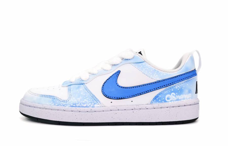 Nike Nike Court Borough Low top Kids' Skateboarding Shoes Fresh Blue Teenagers