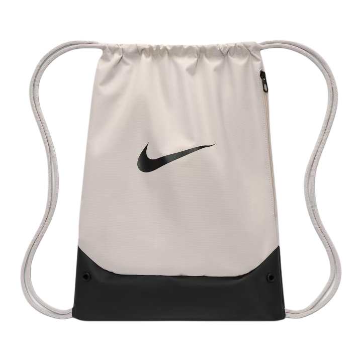 Nike Nike Brasilia Fabric Backpack Unisex Beige & Black