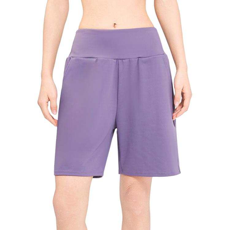 Barbie Sports Shorts Women's Purple Moderate Straight Fit Pants