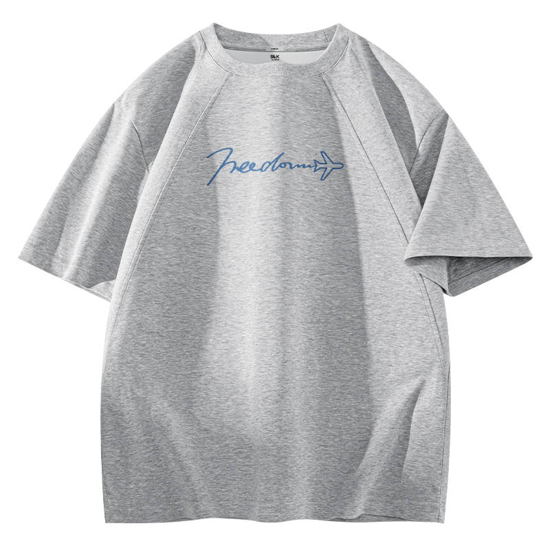 MINISO T Shirts Unisex Crew Neck Moderate Straight Fit