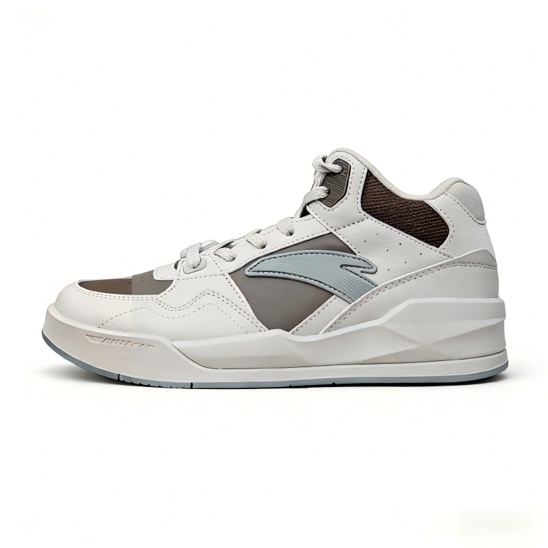 Anta 4 Carat Mid top Skateboard Shoes Men's Taupe
