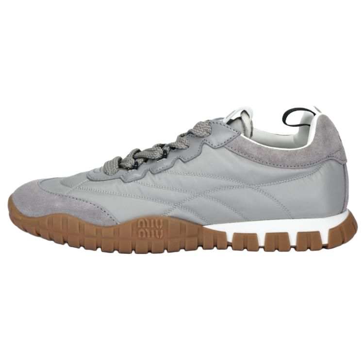 MIU MIU Tyre Low top Casual Shoes Women's Cloud Gray