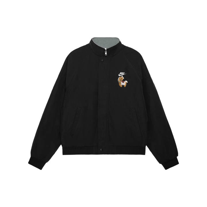 Nike Nike Club Jackets Men's Black Stand Collar Moderate Other
