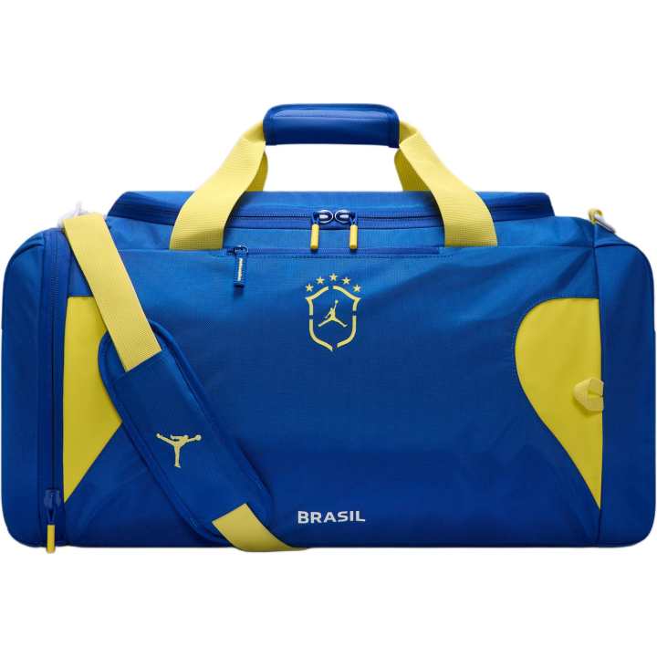Jordan Jordan Elements 68.8L Polyester Travel Bag Unisex Blue & Yellow