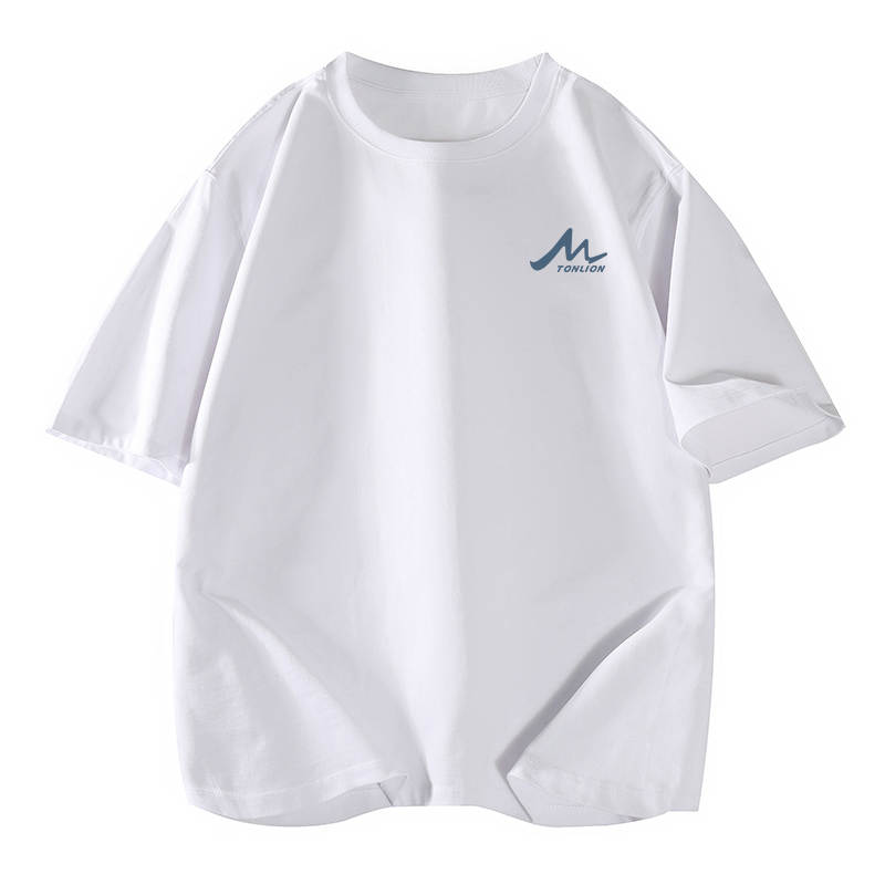 Tonlion T Shirts Unisex Crew Neck Moderate Straight Fit