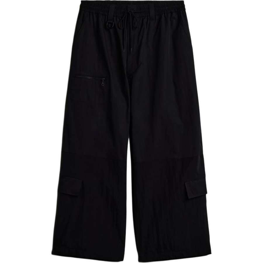 Y-3 Y 3 Cropped Straight Leg Pants Black Casual Pants Men's
